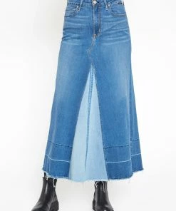 NOEND Denim Replay Upcycled Maxi Skirt