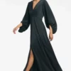 Sachin & Babi Jenny Gown- Black