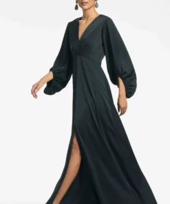 Sachin & Babi Jenny Gown- Black