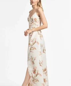 Sachin & Babi Abby Gown - Eggshell Venetia Petals