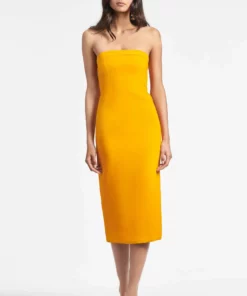 Sachin & Babi Isa Dress - Golden Rod