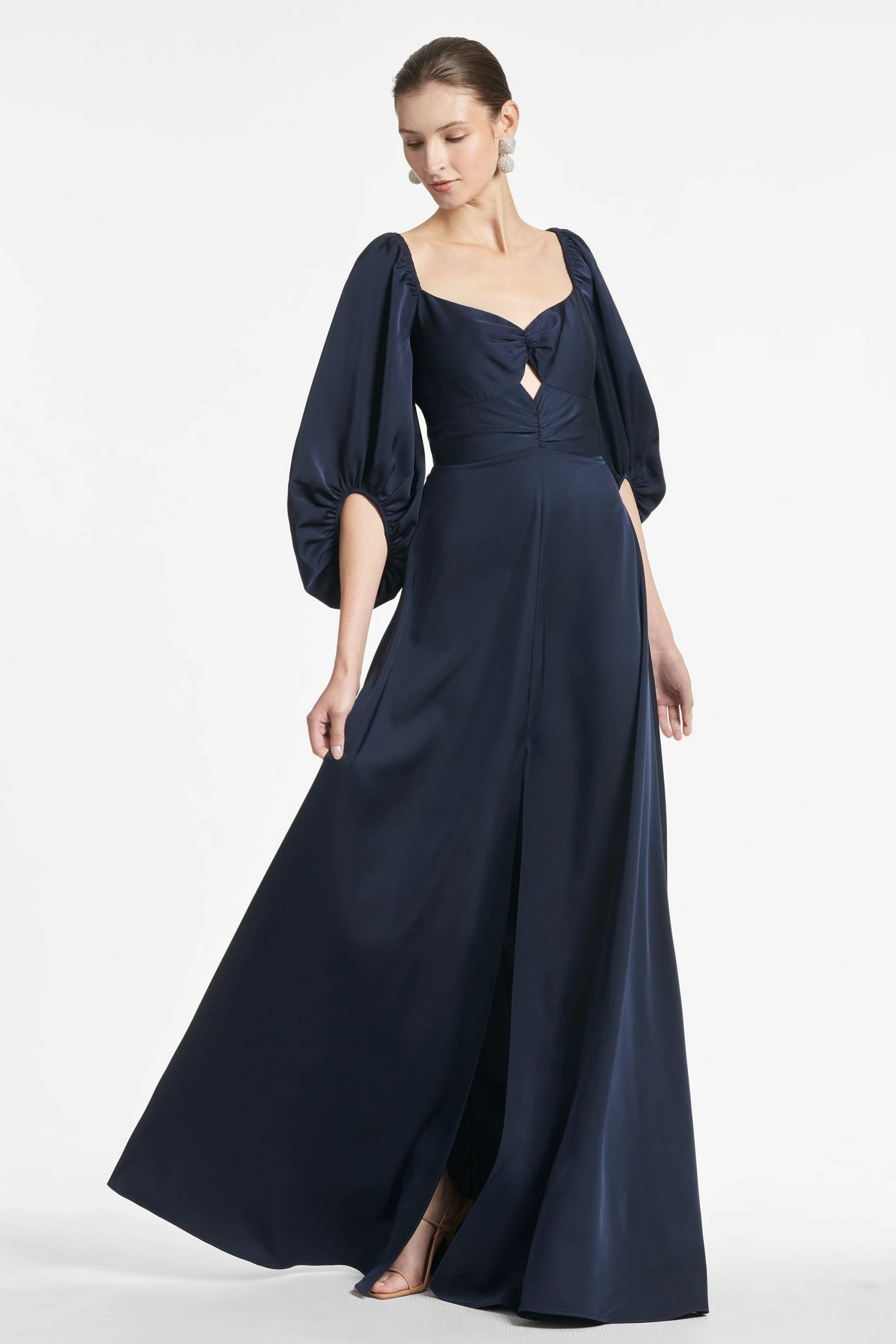 Sachin & Babi Angelina Gown - Navy