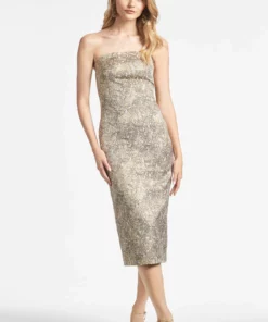 Sachin & Babi Isa Dress - Gilded Floral