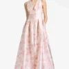 Sachin & Babi Rooke Gown - Blush Watercolor Floral