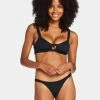 Vitamin A Lennon Bralette - Black EcoLux