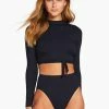 Vitamin A Remy Rashguard - Black EcoRib