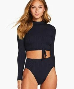 Vitamin A Remy Rashguard - Black EcoRib