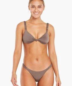 Vitamin A Zuri Bralette - Java Shimmer