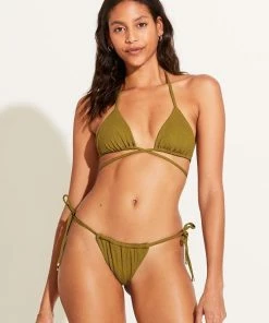 Vitamin A Upcycled Gia Wrap Top