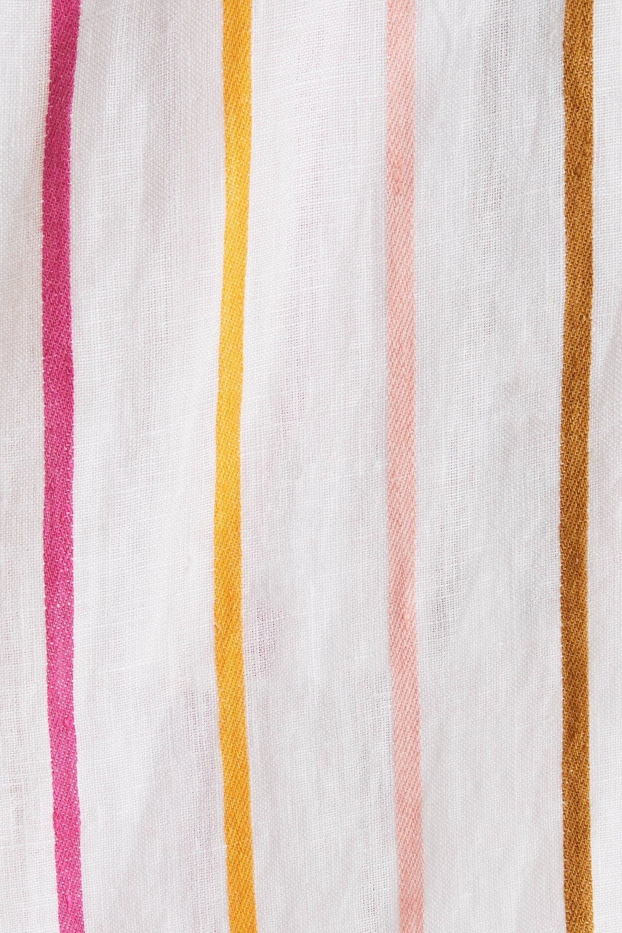 Vitamin A Tallows Linen Short - EcoLinen Sunny Stripe - Image 4