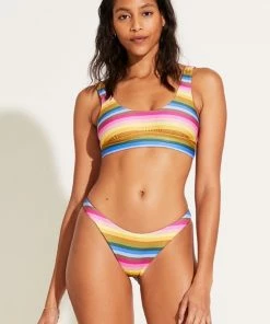 Vitamin A Sienna Tank - Rainbow Stripe