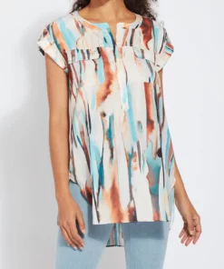 Lysse Sand Castle Pull On Shirt (plus Size)