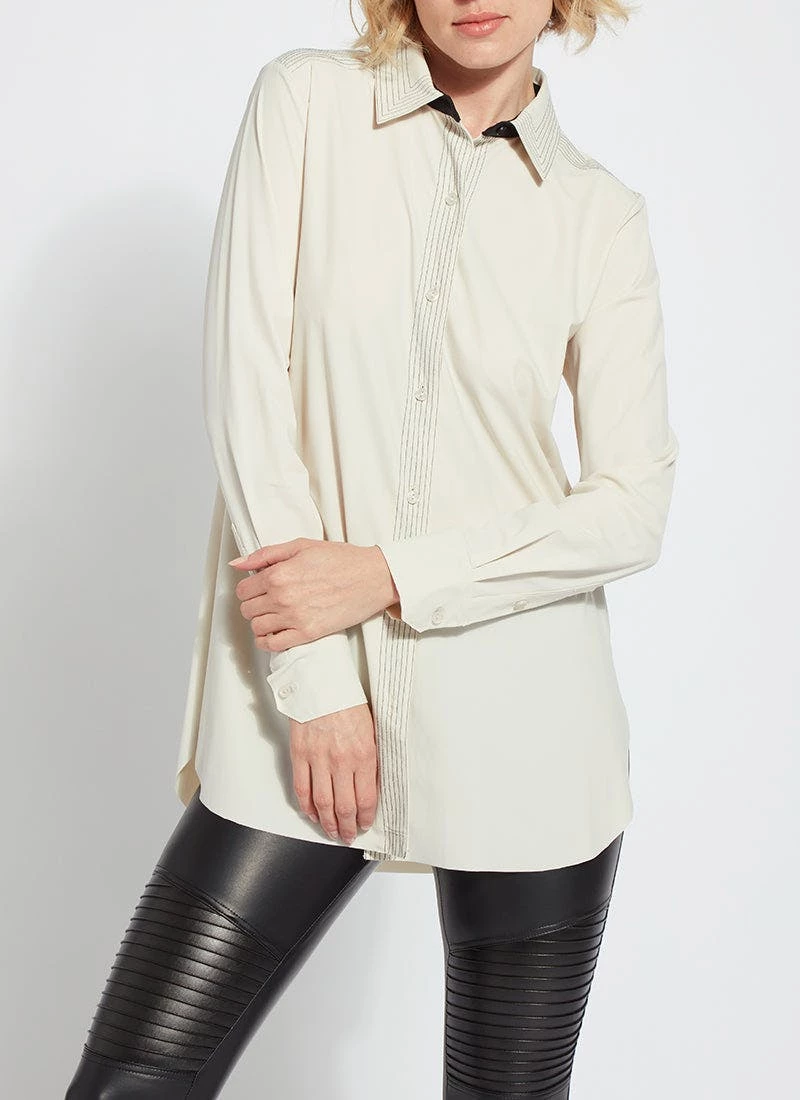 Lysse Ember Schiffer Button Down Shirt