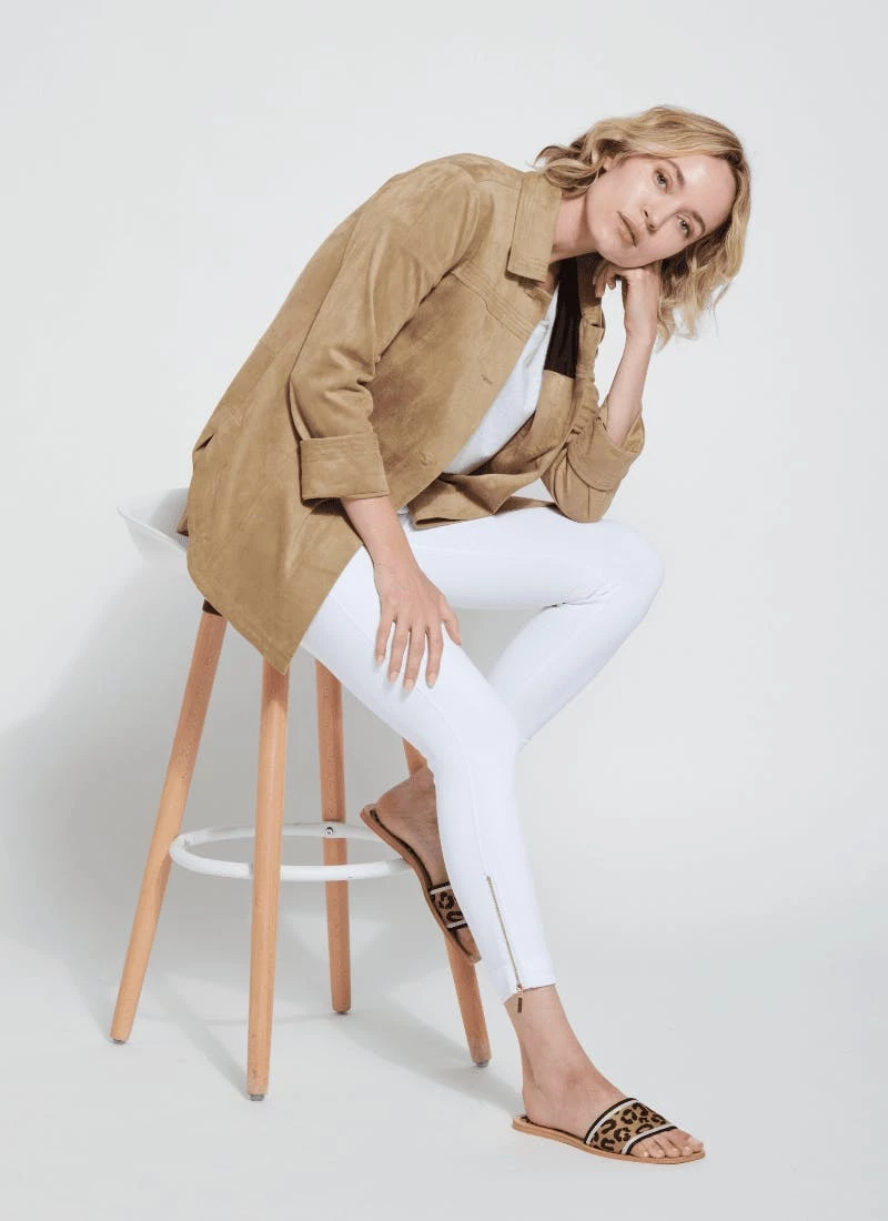 Lysse Lori Lt Vegan Suede Overshirt - Image 6
