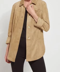 Lysse Lori Lt Vegan Suede Overshirt