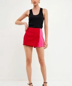 English Factory Colorblock Skort