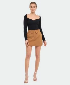 Endless Rose Fold Waist Mini Skort