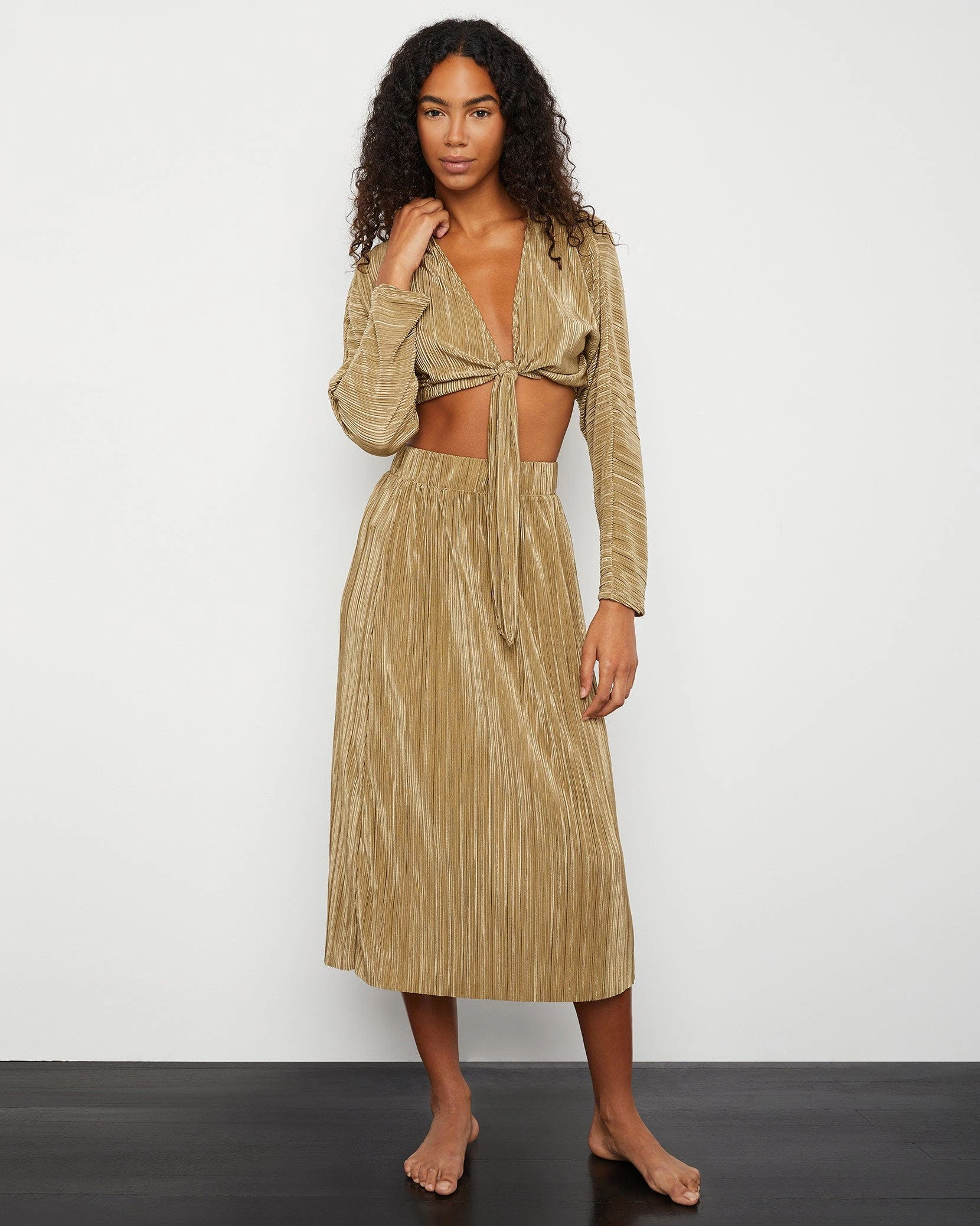 Onia Pull On Midi Skirt - Image 6