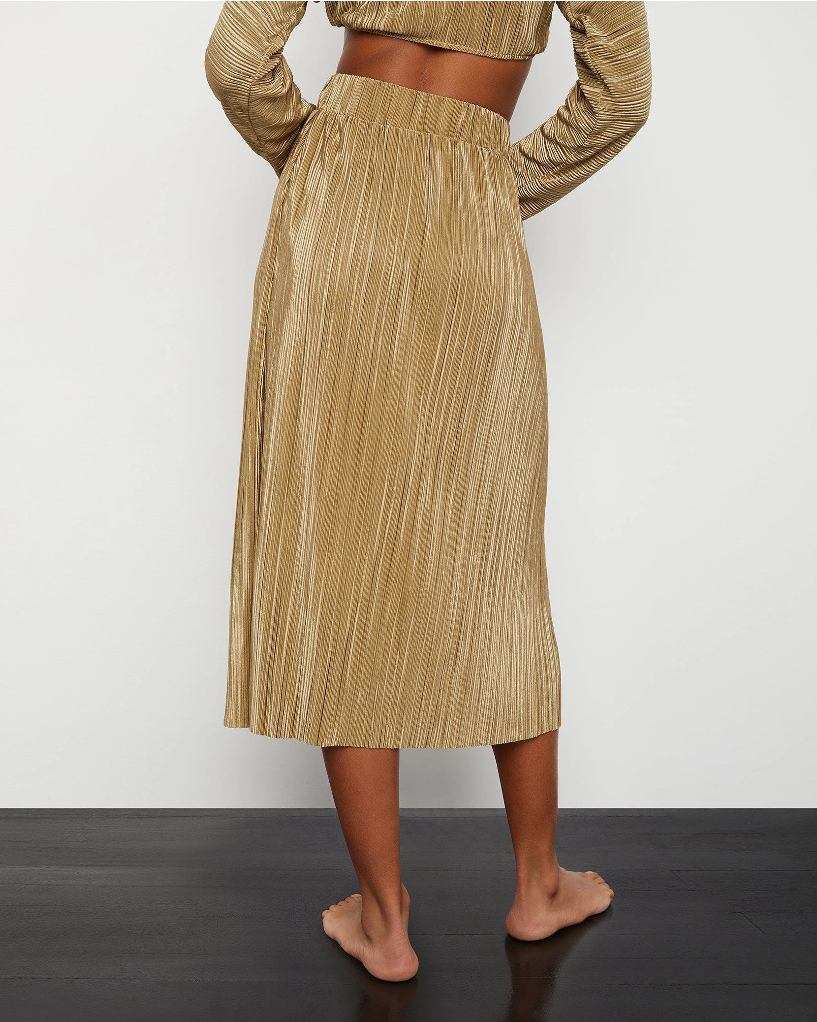 Onia Pull On Midi Skirt - Image 3