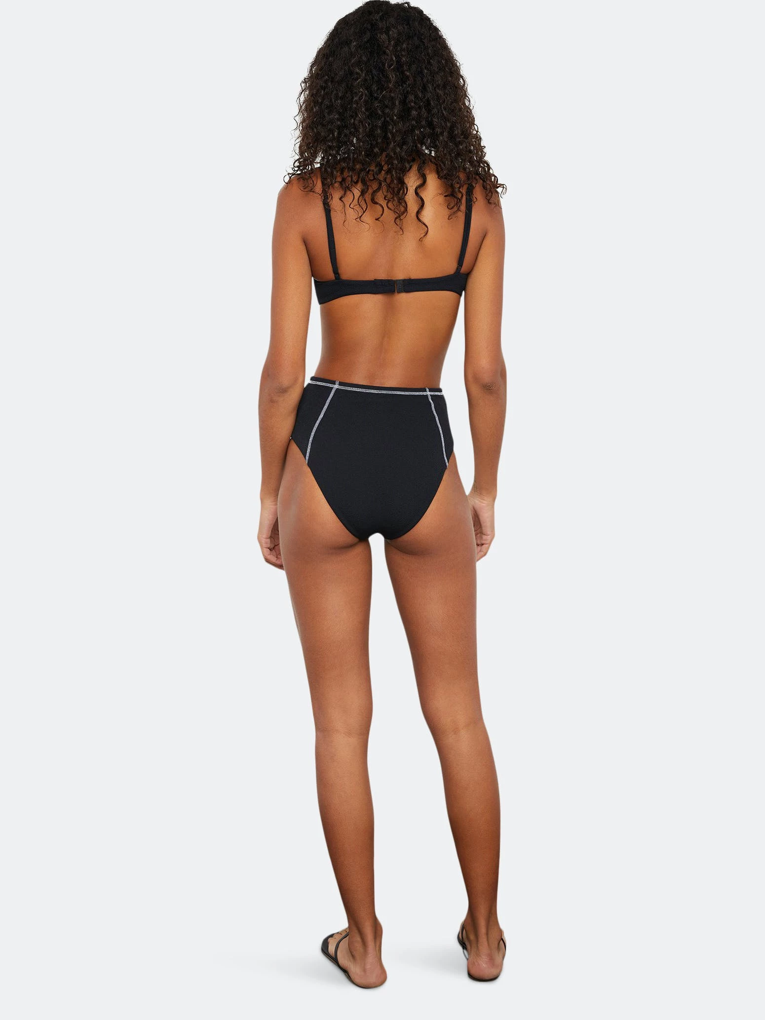 Onia Flora Crinkle Bikini Top - Image 5