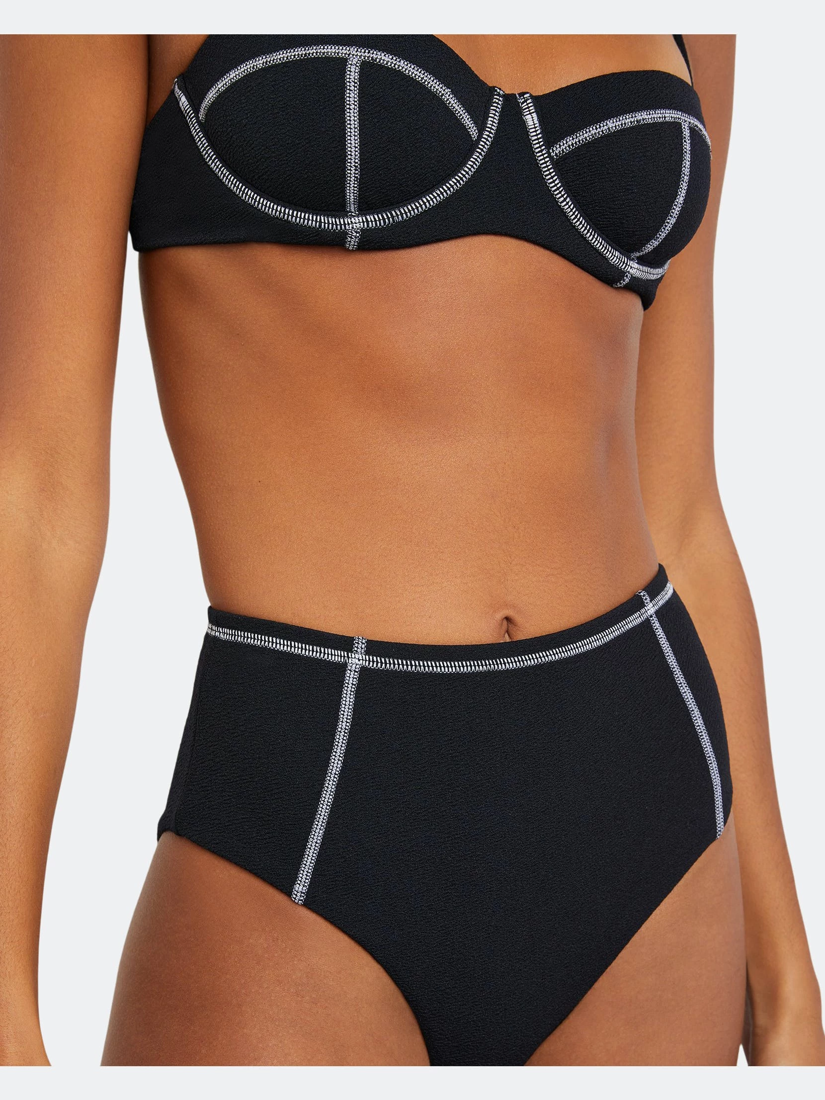 Onia Flora Crinkle Bikini Top - Image 7