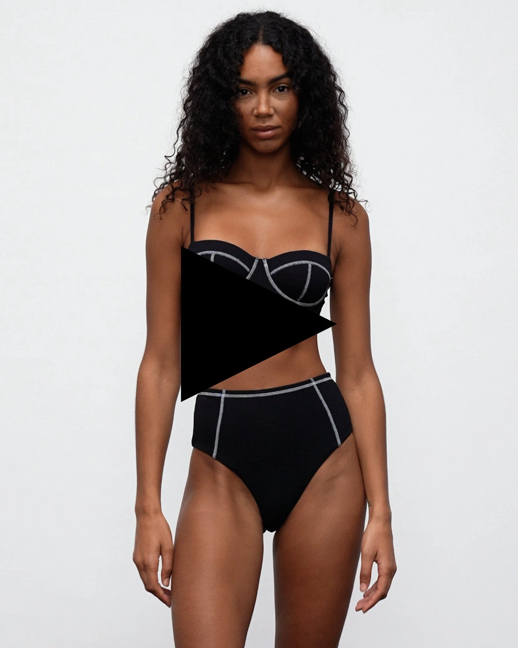 Onia Flora Crinkle Bikini Top - Image 8