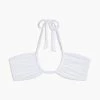 Onia Ruched Halter Bikini Top
