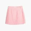 Onia Linen Mini Wrap Skirt - Rosette