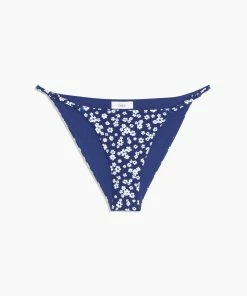 Onia Hannah Bikini Bottom - New Blue White Field Floral