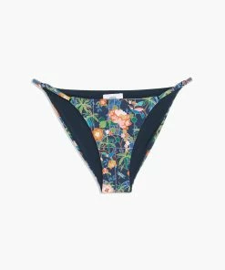 Onia Hannah Bikini Bottom - Navy Multi Jungle Mosaic