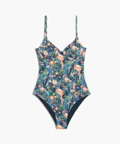 Onia Chelsea One Piece-Navy Multi Jungle Mosaic