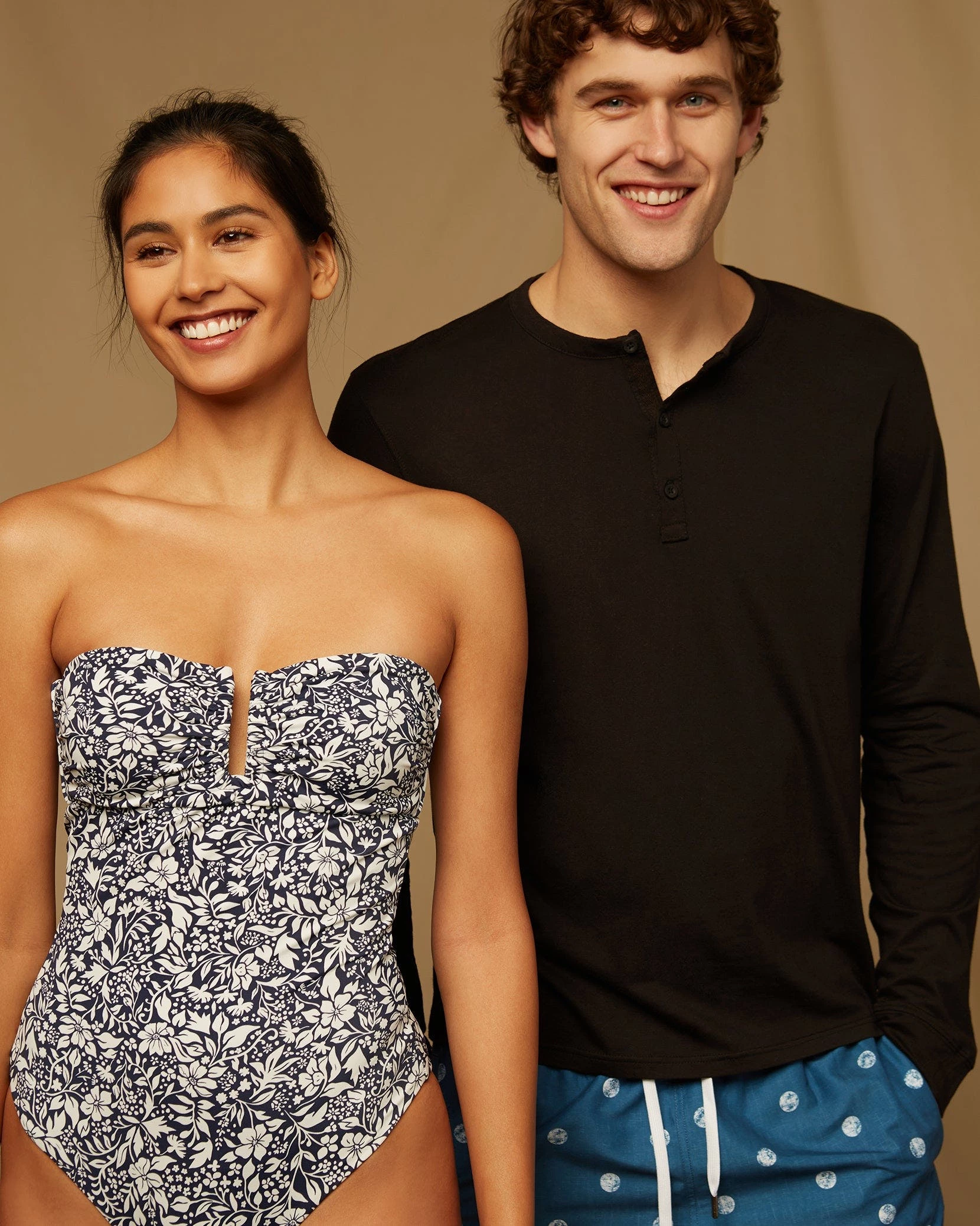 Onia Pauline One Piece - Navy/White - Image 7