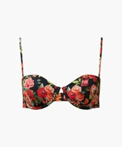 Onia Dalia Bikini Top - Black Multi