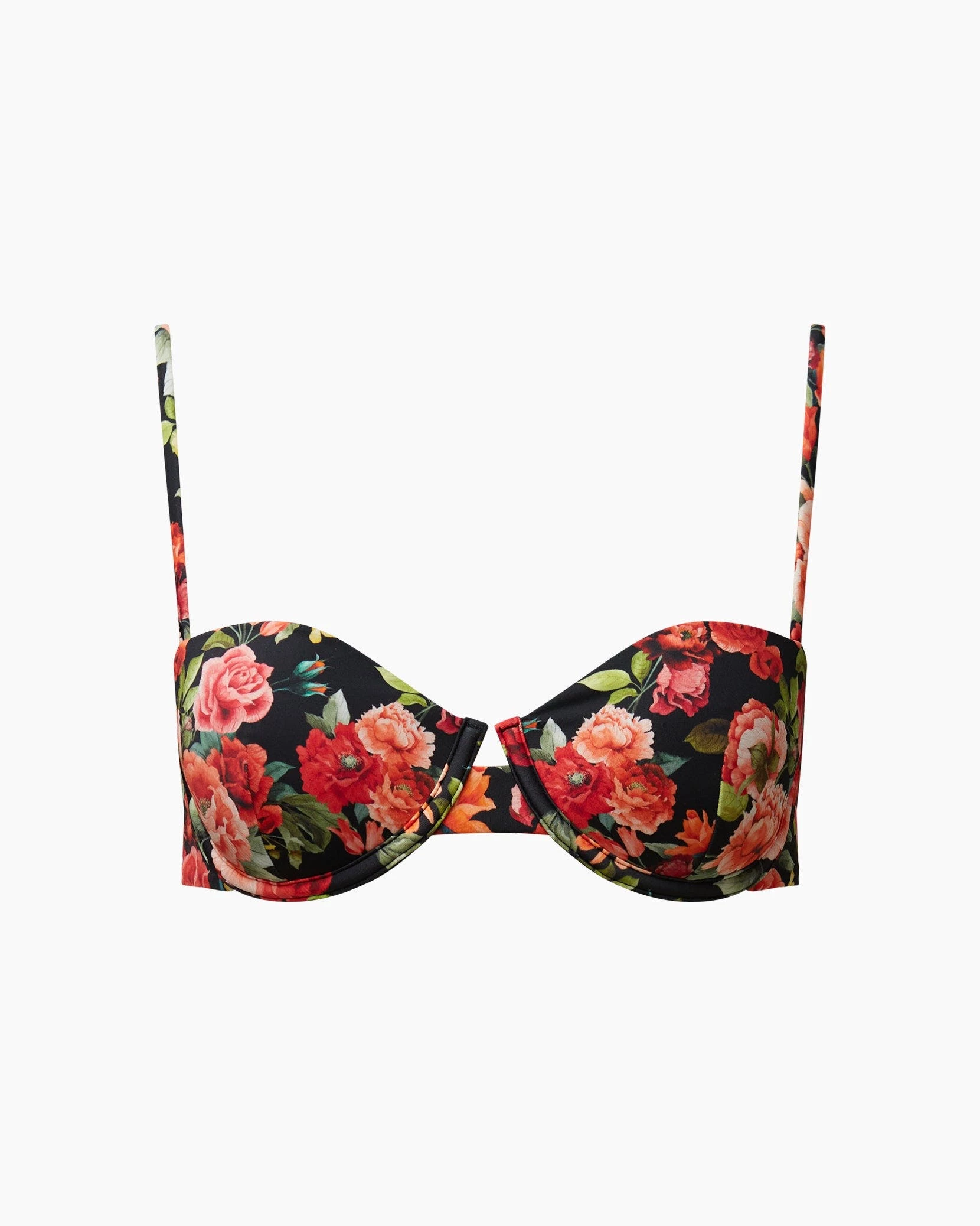 Onia Dalia Bikini Top - Black Multi