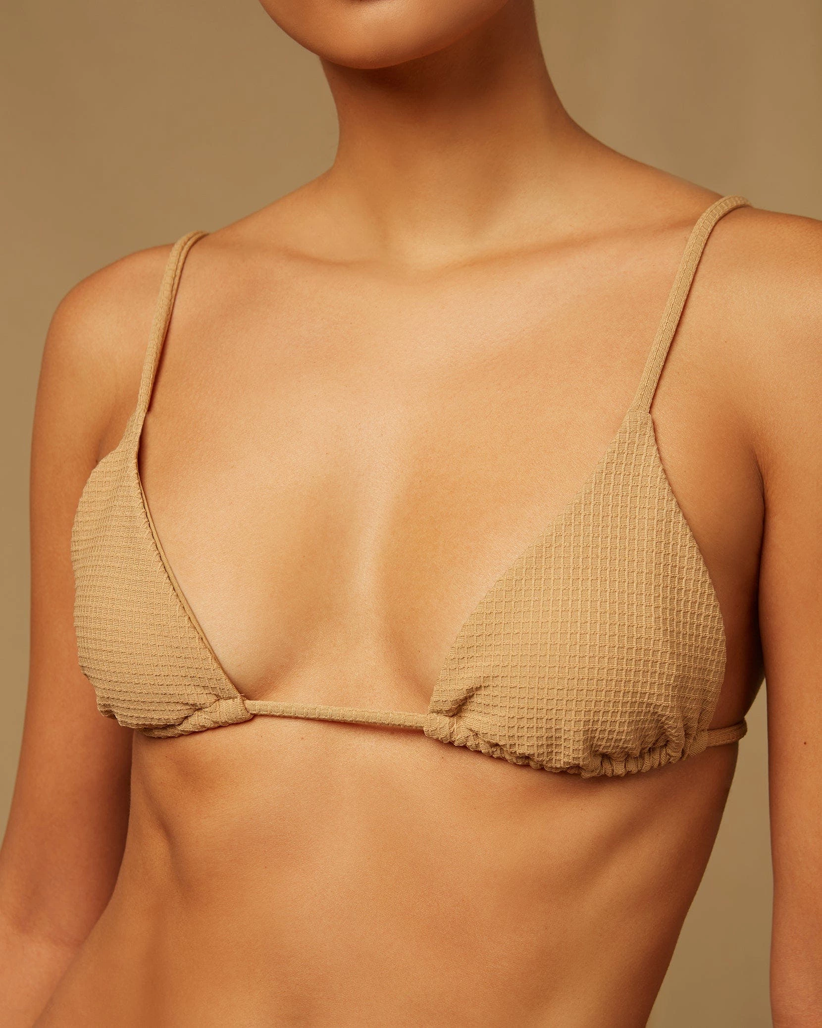Onia Alexa Bikini Top - Tan - Image 2