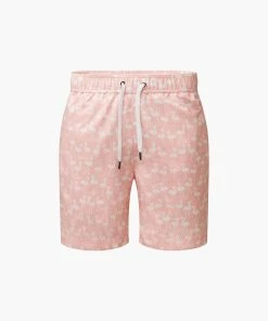 Onia Charles 7" Swim Trunks - Pink Multi