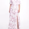 Marchesa Bridesmaids Rome Printed Gown - Lilac