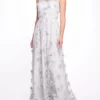 Marchesa Bridesmaids Jacquelene Dress - Dove Grey