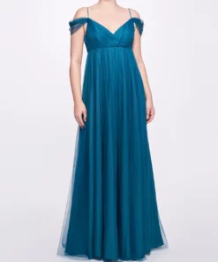 Marchesa Bridesmaids Isernia Dress - Emerald