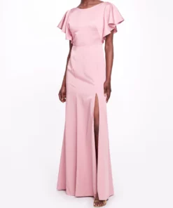 Marchesa Bridesmaids Odena Gown - Rose