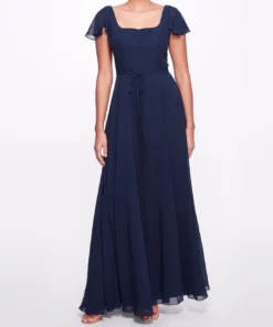 Marchesa Bridesmaids Teramo Gown - Midnight