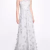 Marchesa Bridesmaids Gown - Dove Grey