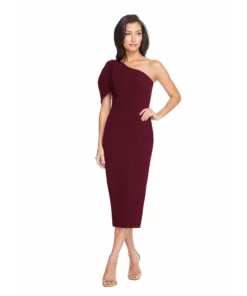 Dress The Population Ffany Dress - Burgundy