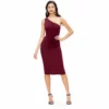 Dress The Population Martine Dress - Burgundy