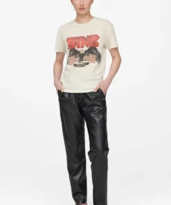 ANINE BING Vintage Bing Tee - Vintage White