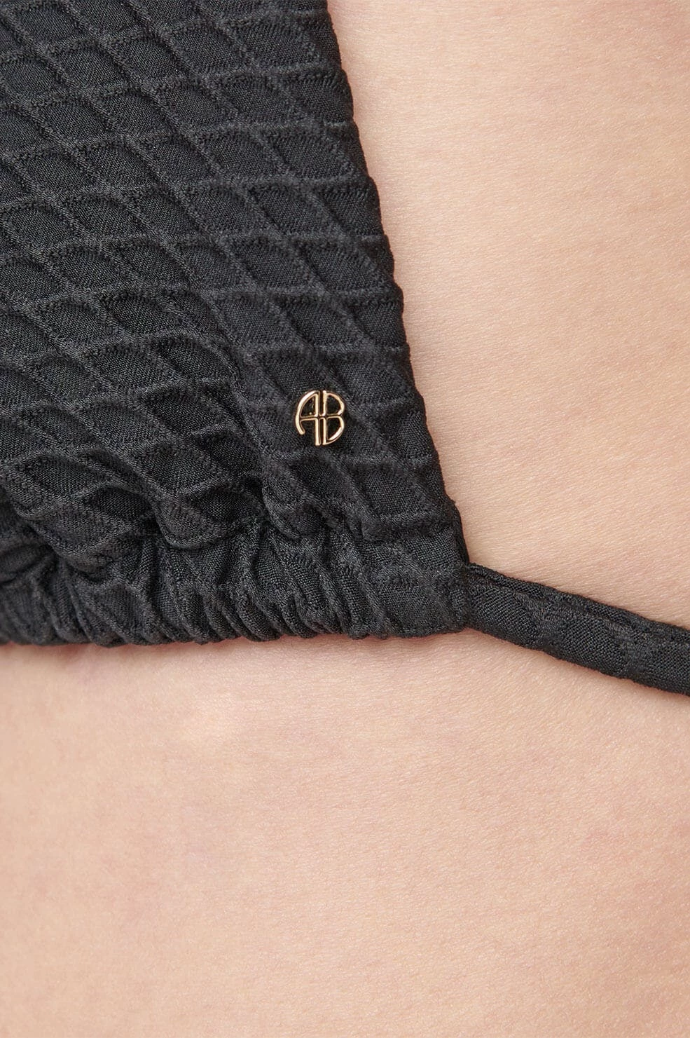 ANINE BING Mara Bikini Top - Black - Image 6