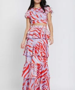 ONE33 SOCIAL The Natasha Print Maxi Skirt