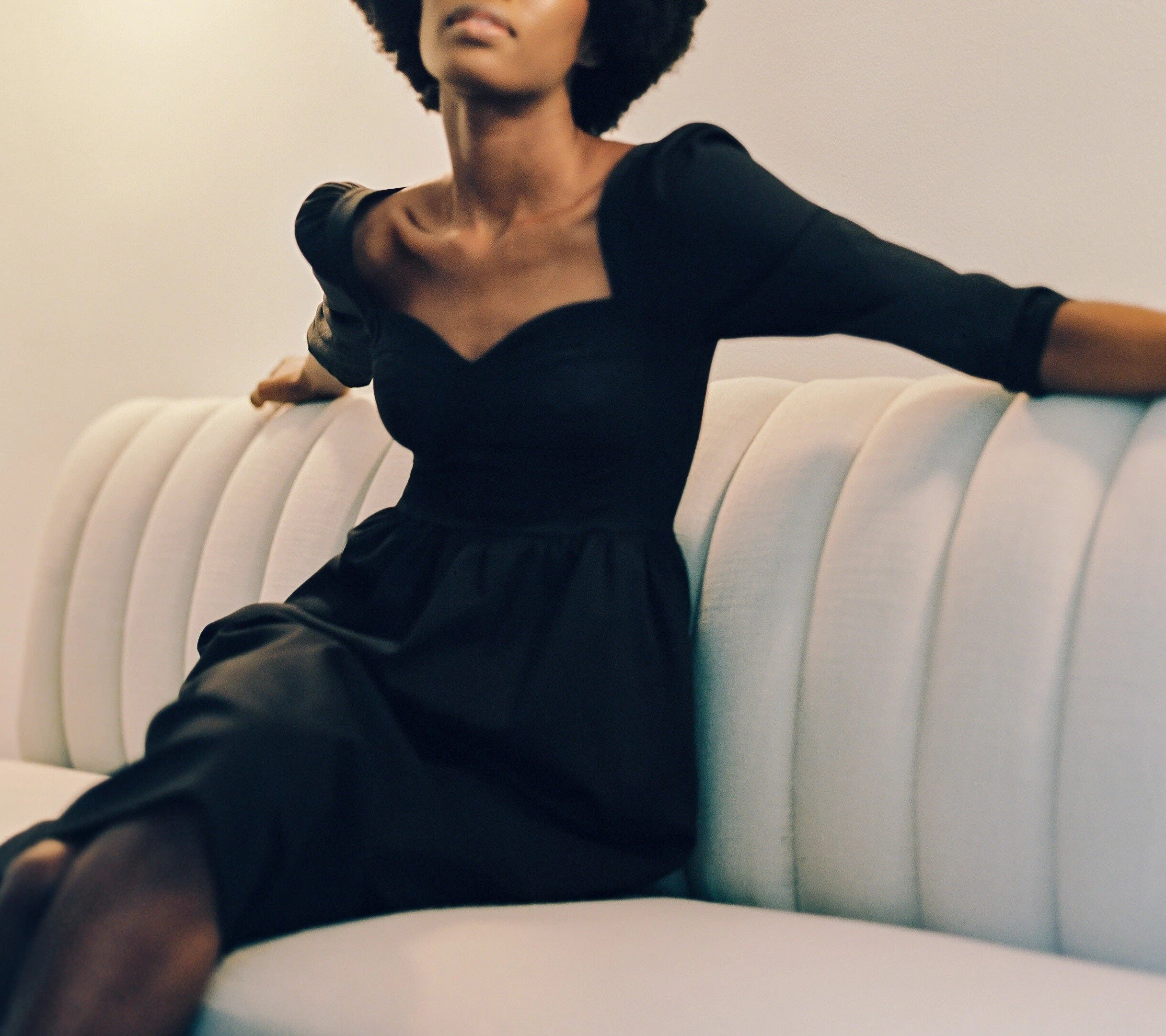 Onīrik īrik Violet Dress With Sweetheart Neck - Image 6