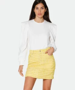 Walter Baker Alicia Skirt, Sunshine Tweed