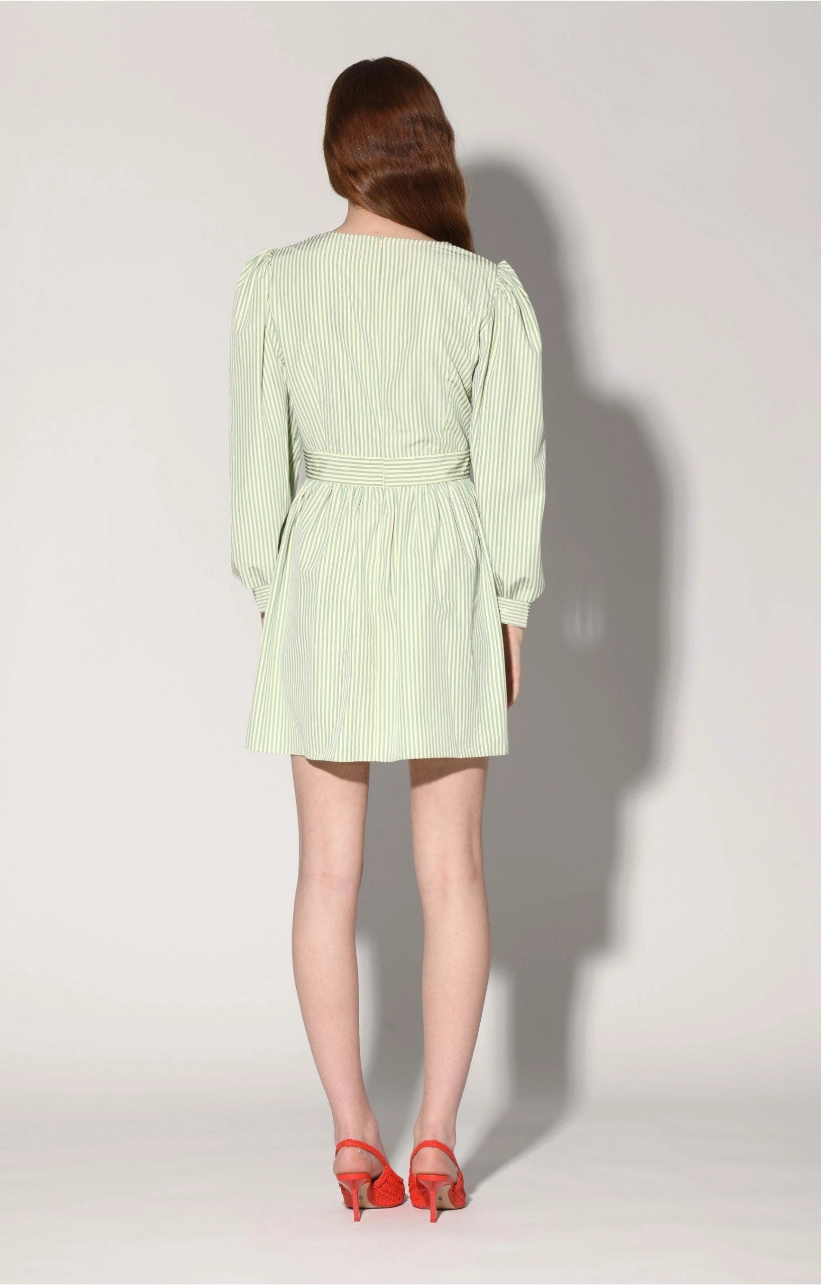Walter Baker Sadia Dress, Lemon Teal - Image 4